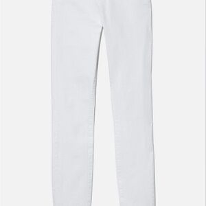 Frame Denim Women's Crisp White Skinny Jeans